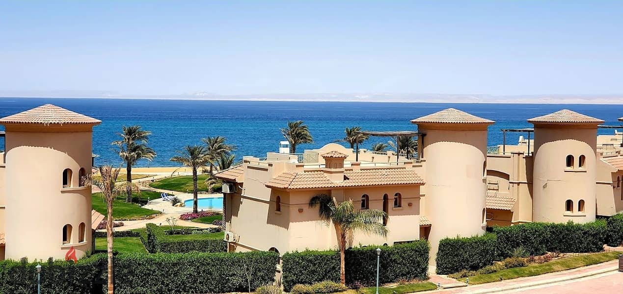 Chalet for sale, immediate receipt, in La Vista 6, Ain Sokhna, fully finished, Sea View after Porto Sokhna 3