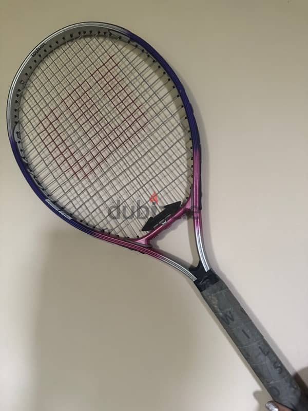 Tennis racket Wilson مضرب تنس أصلي مستعمل كالجديد 0