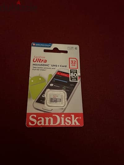 ميموريsan Disk 32gb للبيع حاله جديده