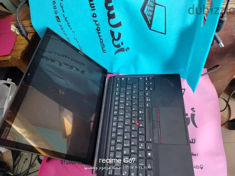 Tablet&laptop Core i5 8th touch 4k لوحة المفاتيح تنفصل عن اللاب 3