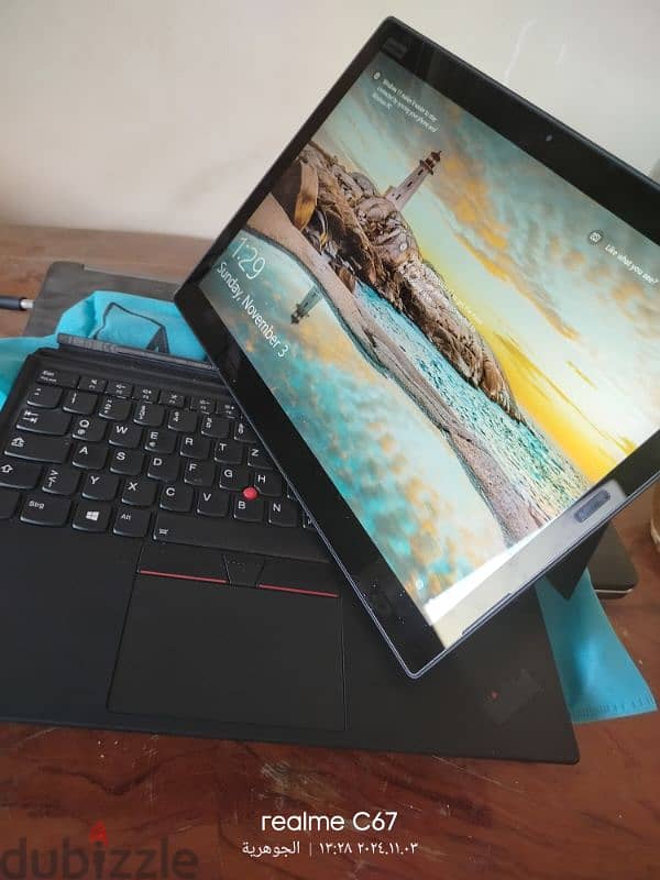 Tablet&laptop Core i5 8th touch 4k لوحة المفاتيح تنفصل عن اللاب 7