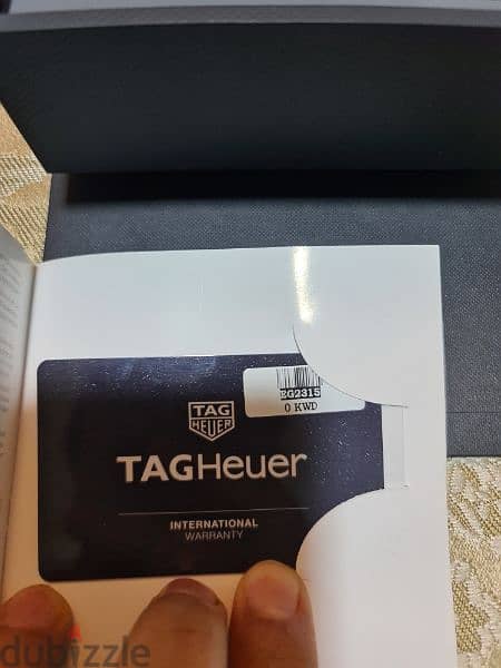 ساعة تاغ هوير tag Heuer اصلية بالكرتونة و الفاتورة و الضمان 5