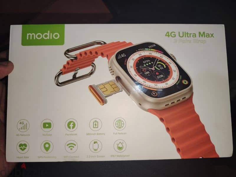 4g Ultra max modio smart watch 0