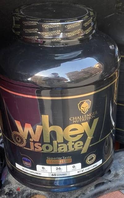 Challenger nutrition - whey isolate, strawberry, 1.8 kg