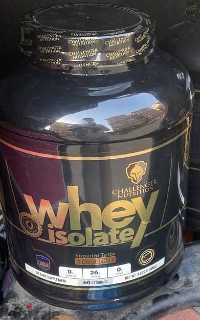 Challenger nutrition - whey isolate, strawberry, 1.8 kg 0