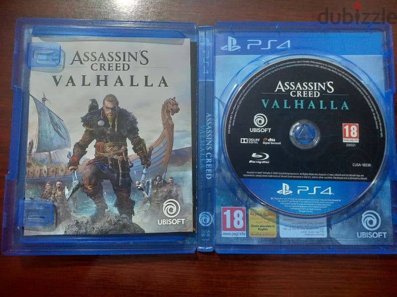 Assassin's Creed Valhalla ps4(نسخة الشرق الأوسط) استعمال نضيف 1