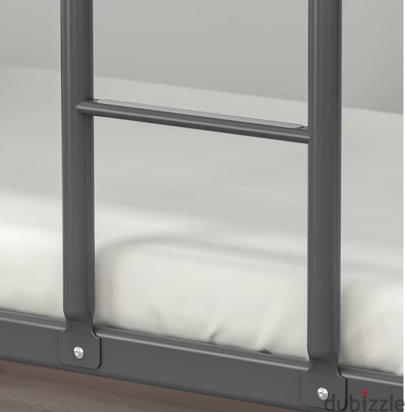 سرير ايكيا هيكل معدني دورين بحالة ممتازة Ikea Metal Bed two levels 1