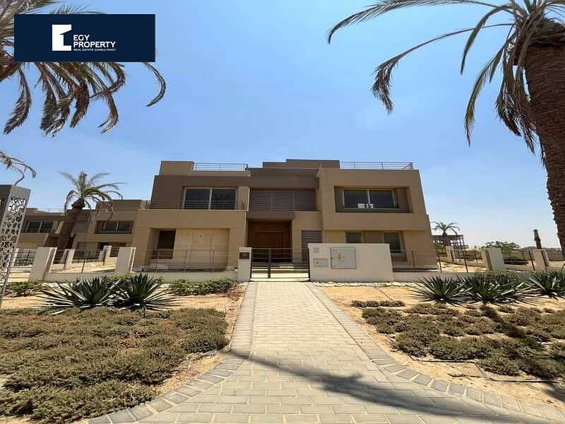 Prime Villa TwinHouse For Sale Move In Ready In Palm hills New Cairo 0