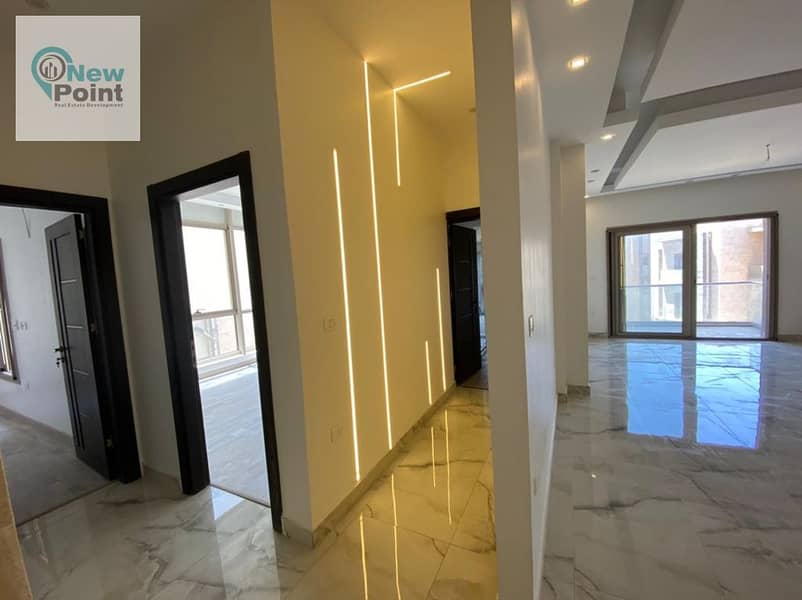 Penthouse for sale + private pool, immediate delivery, in the heart of Golden Square, Fifth Settlement | Galleria 3