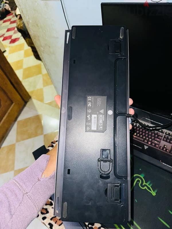 كيبورد ميكانيكال GAMDIAS HERMES M1 RGB سويتش بني 2