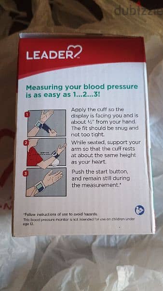 جهاز قياس ضغط الدم من المعصم WRIST BLOOD PRESSURE MONI 1