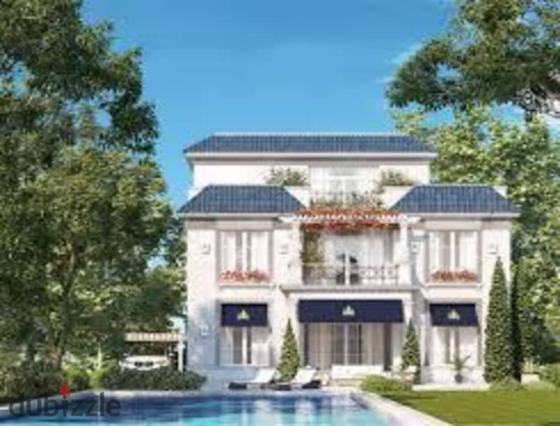 Last independent villa, 595m², immediate delivery from Mountain View in October Park, next to New Giza and Palm Hills. 10