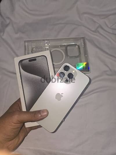 iPhone 15 Pro Max white  احسن سعر ف اسكندريه