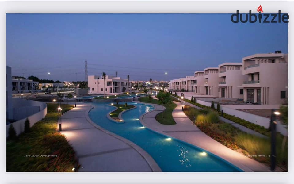 Immediate delivery townhouse for sale in Lake West, located on Dahshour Link in Sheikh Zayed, in front of Beverly Hills. 5