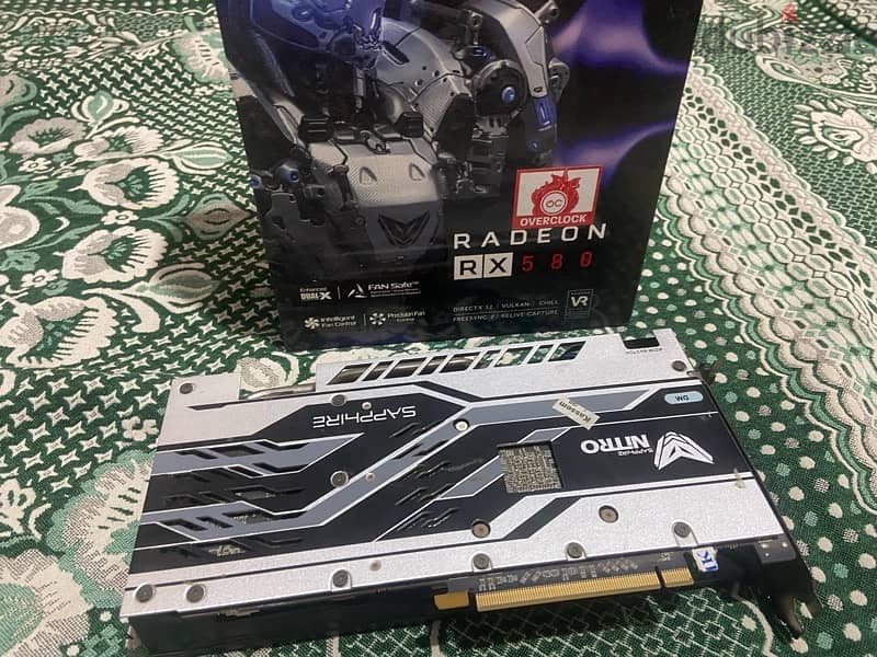 rx 580 4gb sapphire nitro + 1