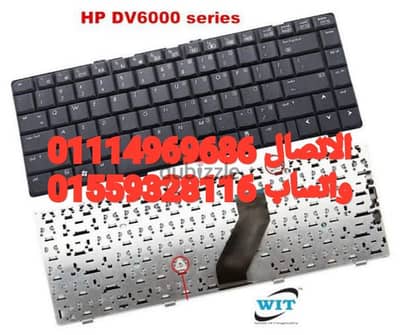 كيبوردات Hp pavilion DV6000 الاوريجينال