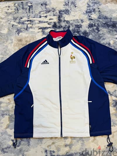 ADIDAS FRANCE  FOOTBALL JACKET EUROS 2000