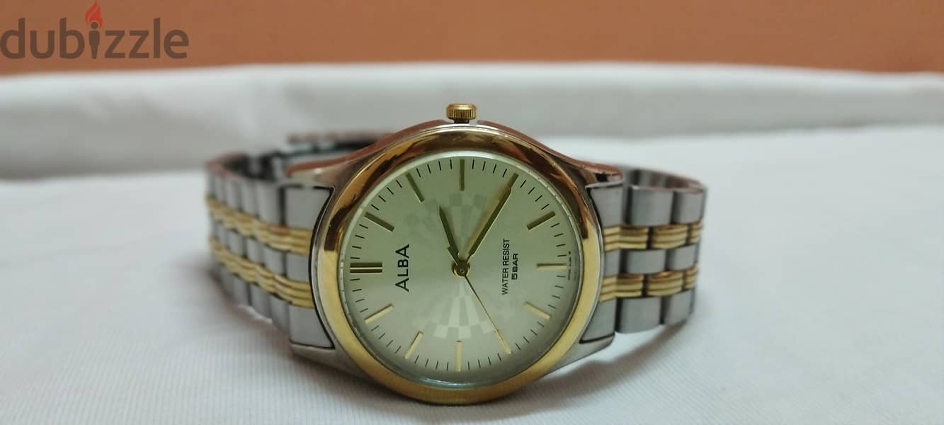 Alpa 5 bar water  resistant ساعة البا 2