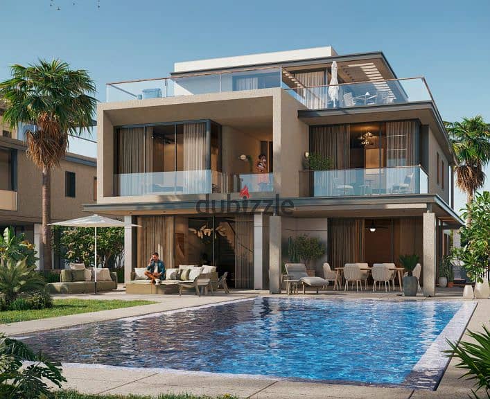 A 420 sqm villa in one of the most vibrant and strategic locations, connecting all roads and services at PX Palm Hills 0