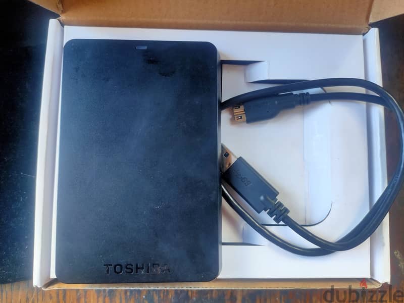 Toshiba External Hard Drive, 1TB, Black 1