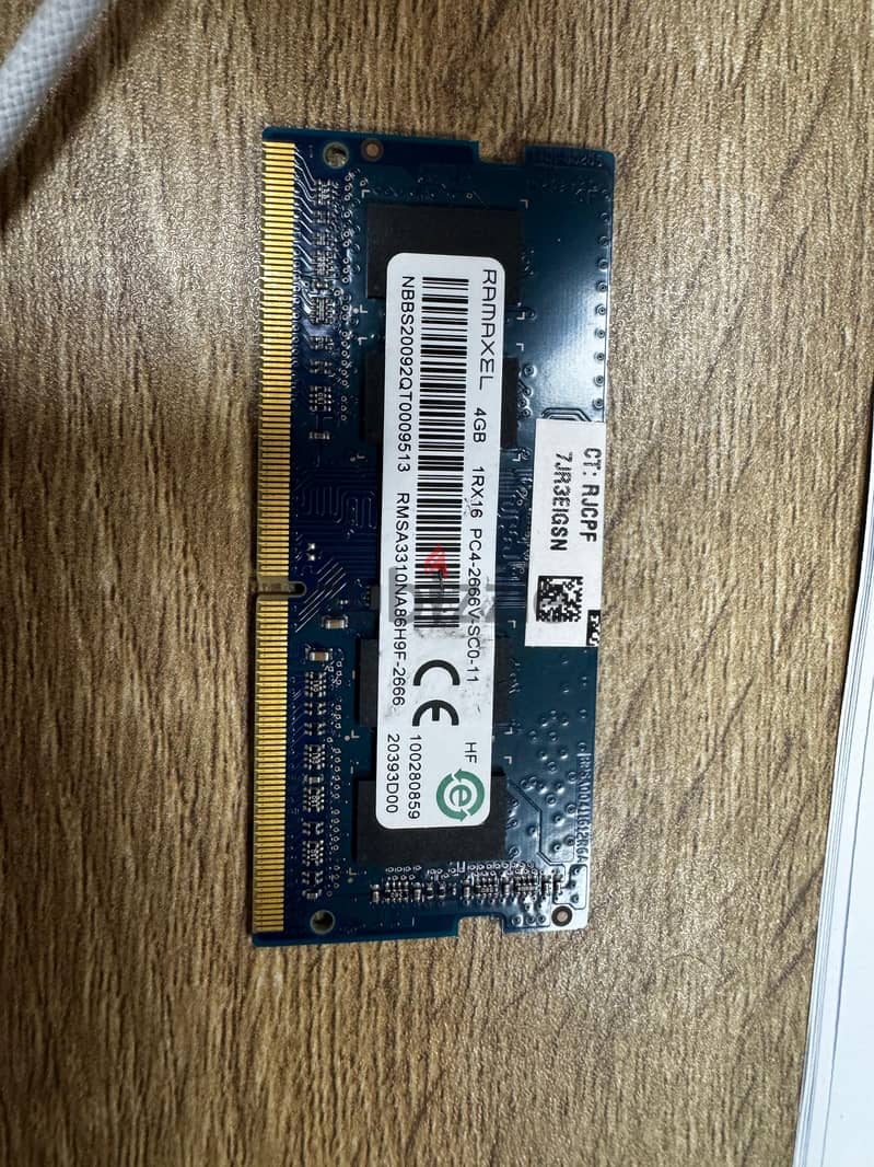 Ram DDR4 2666 4G 0