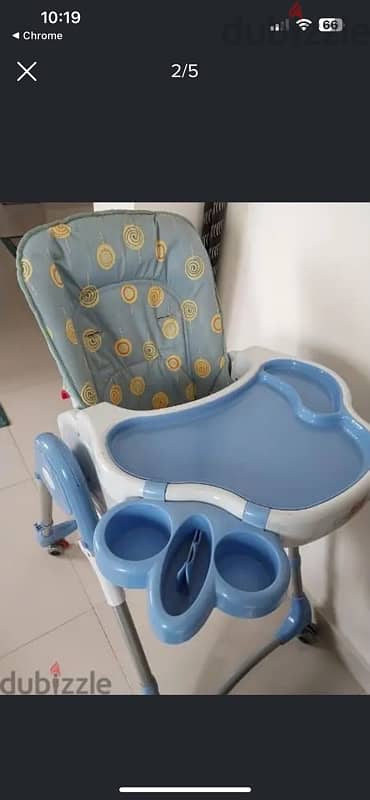 high chair كرسي للأطفال للأكل والنوم