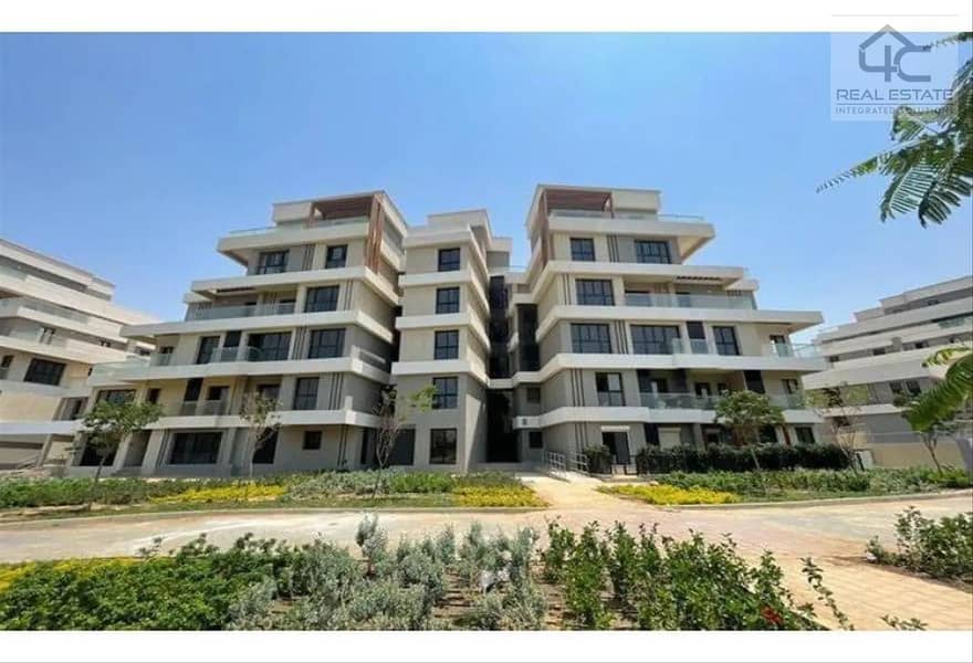 Ready to move Apartment 3 bedrooms semi finished prime location view on villas for sale in Sky Condos under price market 1