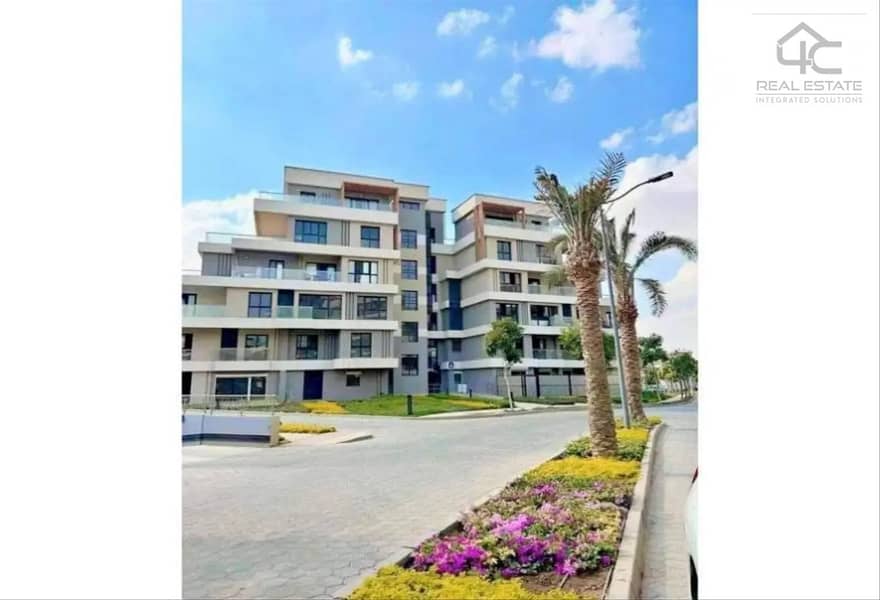 Ready to move Apartment 3 bedrooms semi finished prime location view on villas for sale in Sky Condos under price market 9