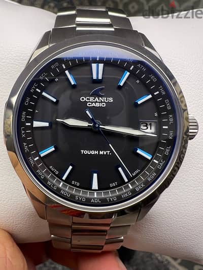 Titanium Solar Quartz Casio Oceanus