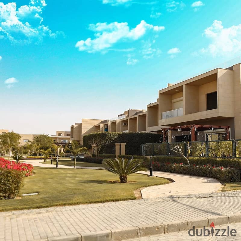 A 380 sqm townhouse, located near the Nile University and just steps away from Mall of Arabia, in the Joya compound. 2