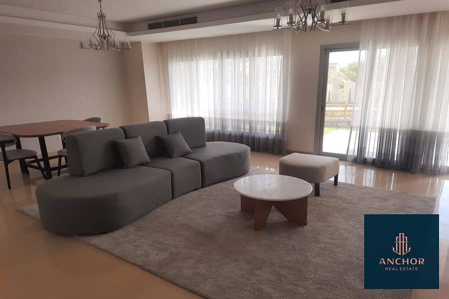 Fully Finished Apartment with Modern Furnished For Rent In Cairo Festival City Compound Near to AUC 7