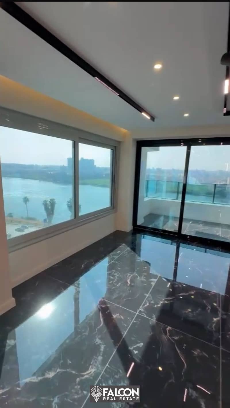 Hotel apartment for sale in a luxury tower in Maadi, directly on the Corniche 1