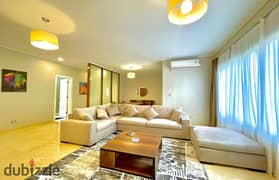 Furnished Apartment with Garden For Rent Compound Village Gate 0