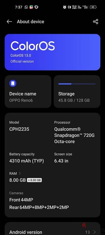 اوبو رينو 6 - OPPO Reno 6 2