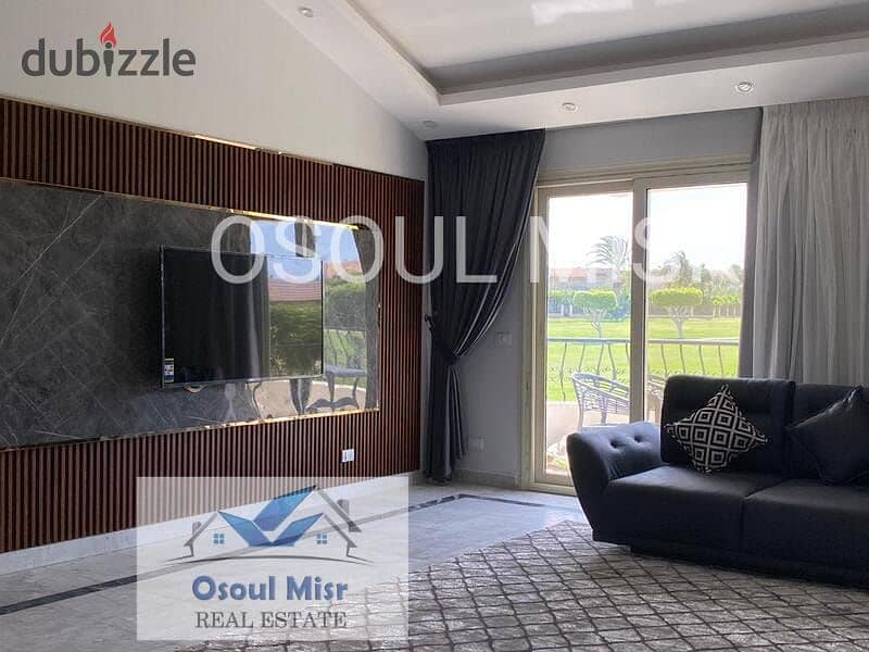 Villa for rent in Al Rabwa, main golf view, furnished 8