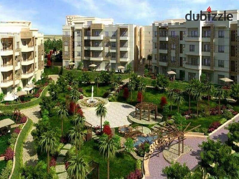 apartment 180m, fully finished, with air conditioning, in Al Marasem, Sheikh Zayed, in installments 4