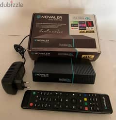 Novaler 4k ultra HD receiver  نوفالير الازرق 0