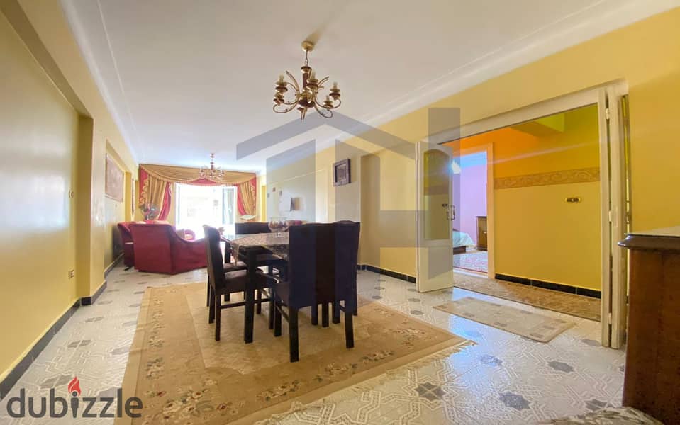 Furnished apartment for rent 145m Zizinia (Steps from Abu Qir Street) 1