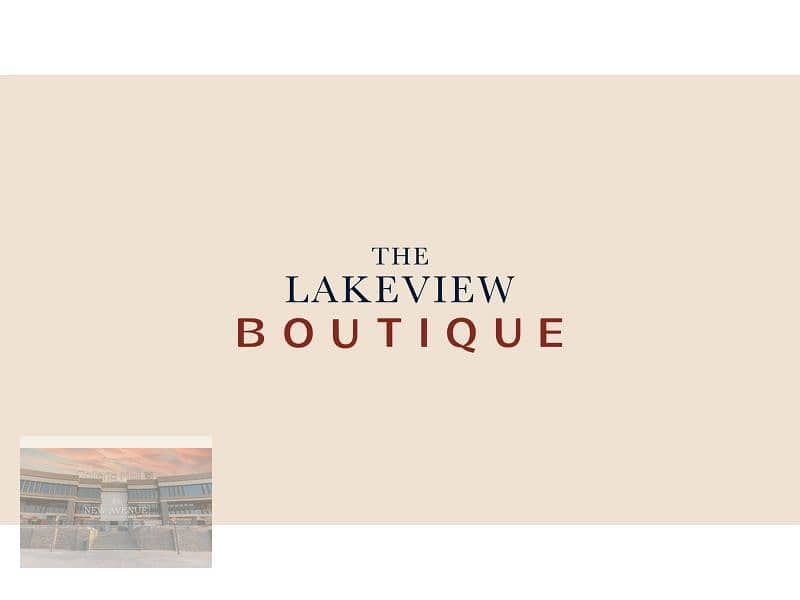 Admin Building for sale& Installments at Lake View Boutique New Cairo     K/N 148 4