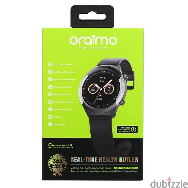 oraimo smart watch r silver 1