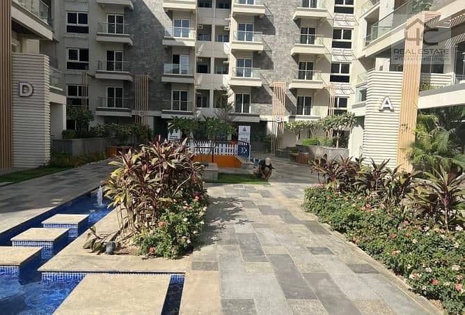 Apartment with garden 135 m fully finished for sale under market price in a prime location and view landscape in Mountain View icity 9