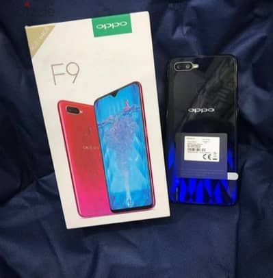 بالضمان وجميع مشتملاته مساحه 64 رام 4 oppo f9 حاله اكثر من ممتازه