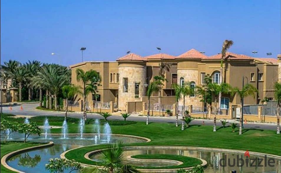 For sale one story villa with Hassan Allam 685m with private swimming pool in Sheikh Zayed in installments 3