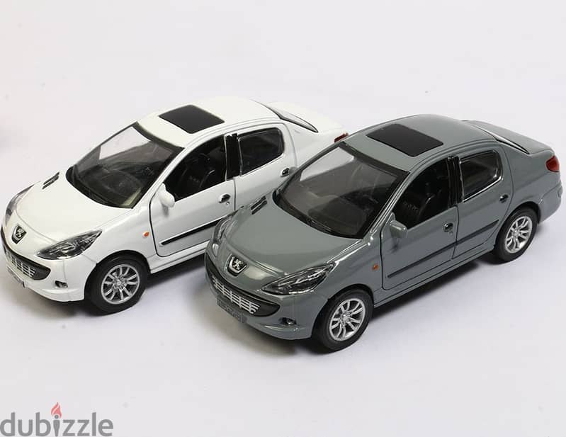 peugeot diecast model 307 ماكيت بيجو معدن فتح بابين وصوت ونور 1