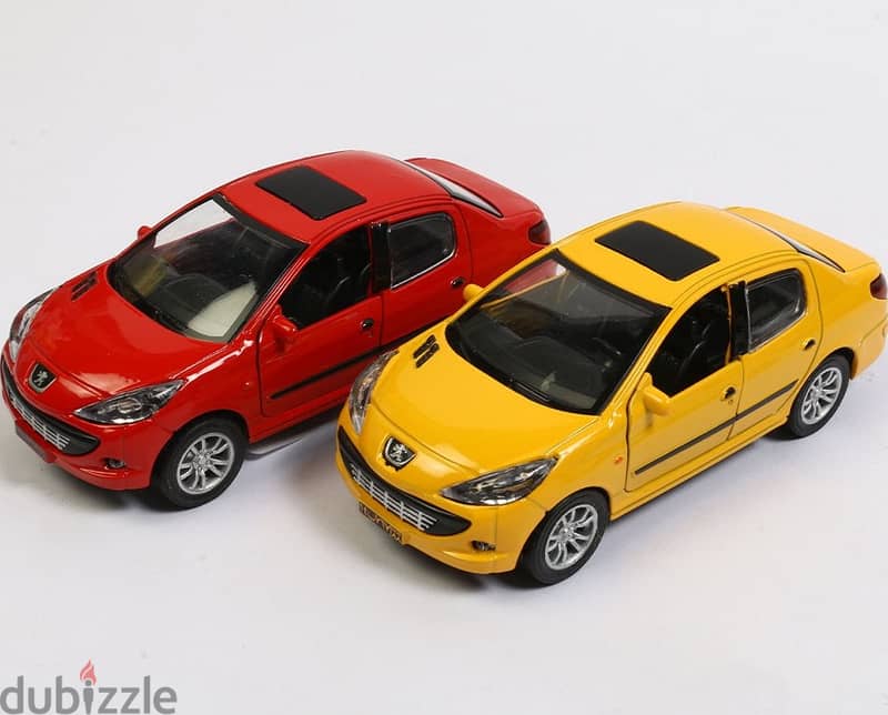 peugeot diecast model 307 ماكيت بيجو معدن فتح بابين وصوت ونور 4