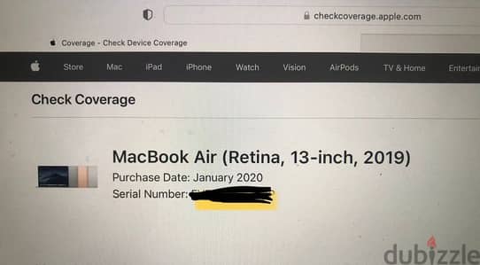 MacBook Air (Retina, 13-inch, 2019)