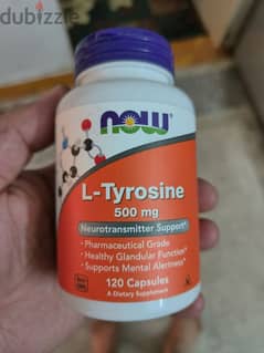 L-Tyrosine 500 mg  افضل حمض أميني لتحسين المذاكرة والحفظ 0