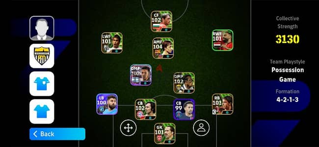 حساب بيس efootball pes 2025