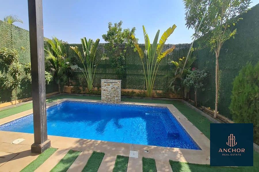 Standalone Villa Fully Furnished with Private Pool in Mivida For Rent Fifth Settlement 6