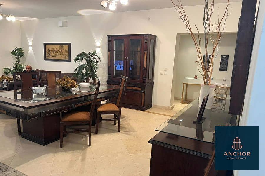 Reasonable Price Fully Furnished Apartment With Garden For Rent In The Most Upscale Compound In Fifth Settlement Near to AUC 4